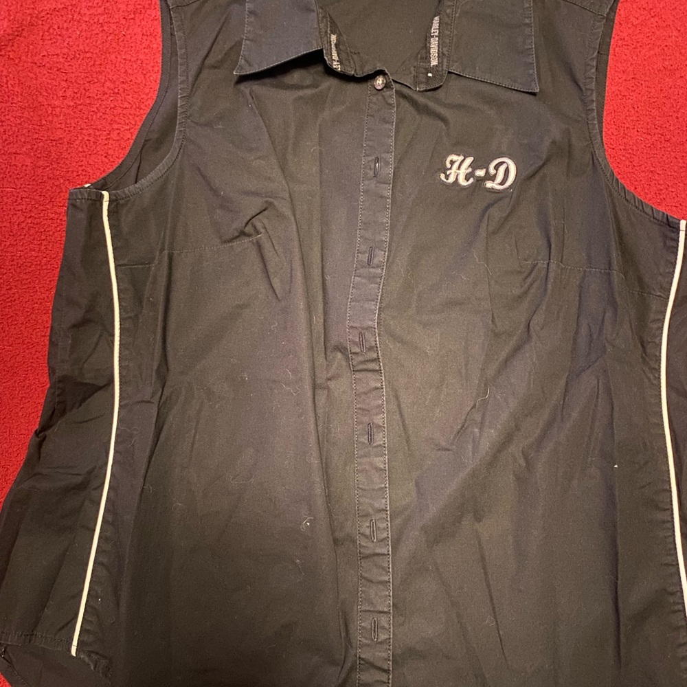 Harley-Davidson Black Collared Shirt